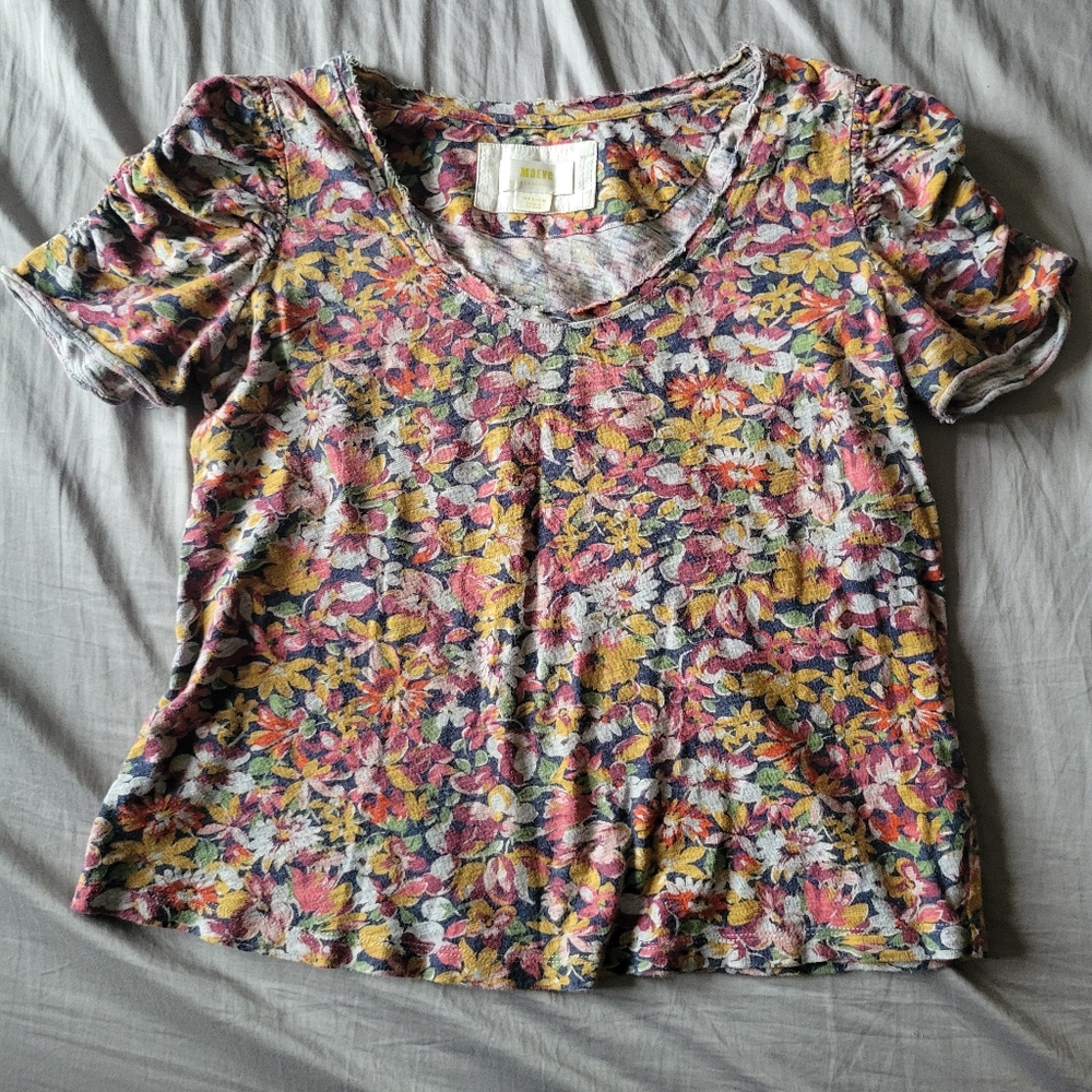 Maeve Ruffle T-SHIRT - Picture 1 of 2
